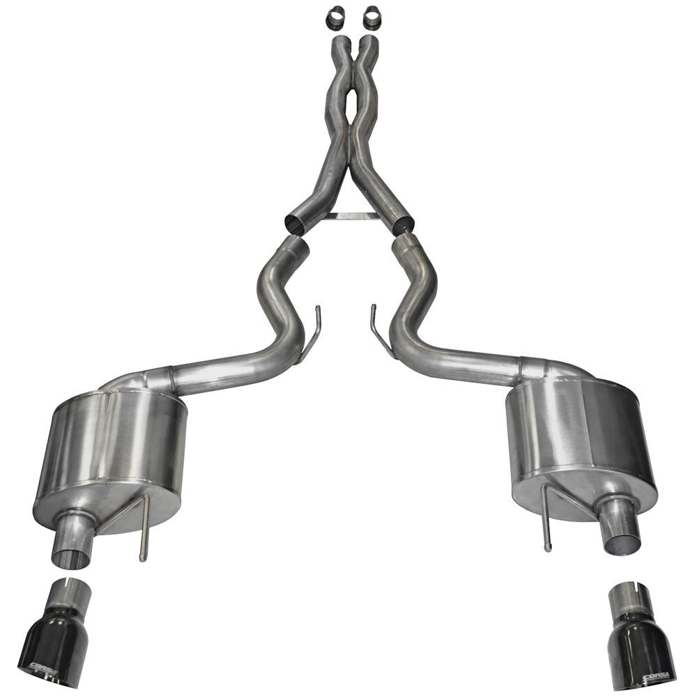 Corsa Performance Exhaust Cat-Back - 3.0in Dual Rear Exit