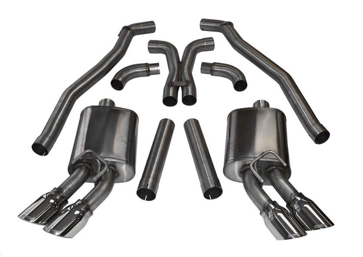 Corsa Performance Exhaust Cat-Back e - 3.0in Cat-Back + X-P