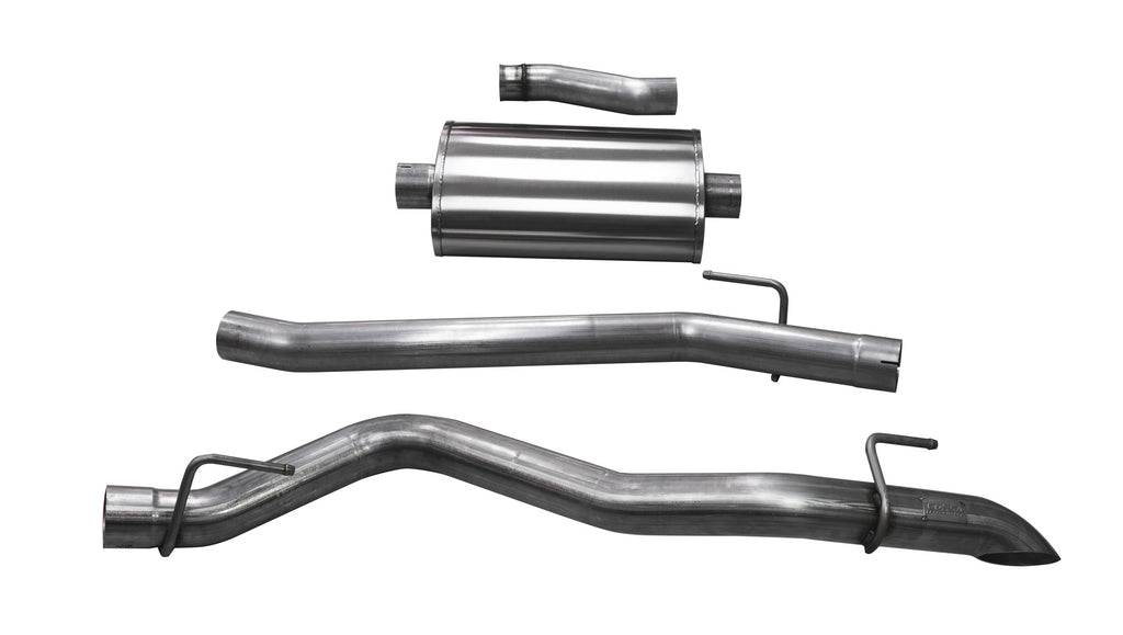 Corsa Performance Exhaust Cat-Back de Exit with Turn Down T