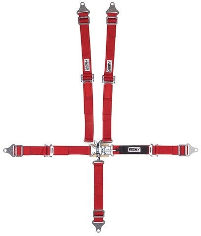 crow safety 5-Way Restraint 2in Pull Up Adj...Indiv Harness