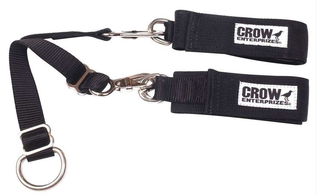 crow safety Arm Restraints 2in Nylon Black Attaches On Arm