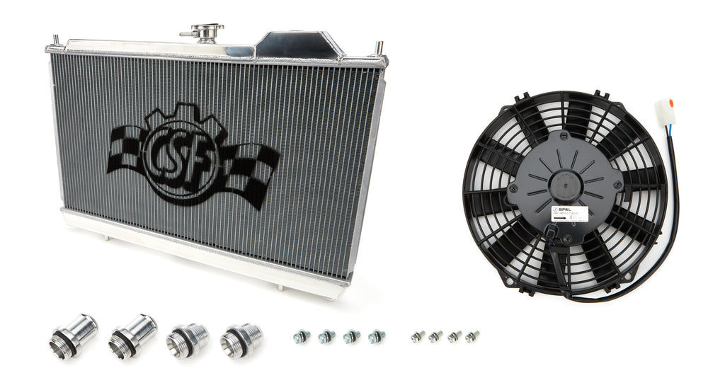 CSF Cooling - Racing & High Performance DivisionRadiator Mitsubishi Evo 7/8/9 - Full Size Slim