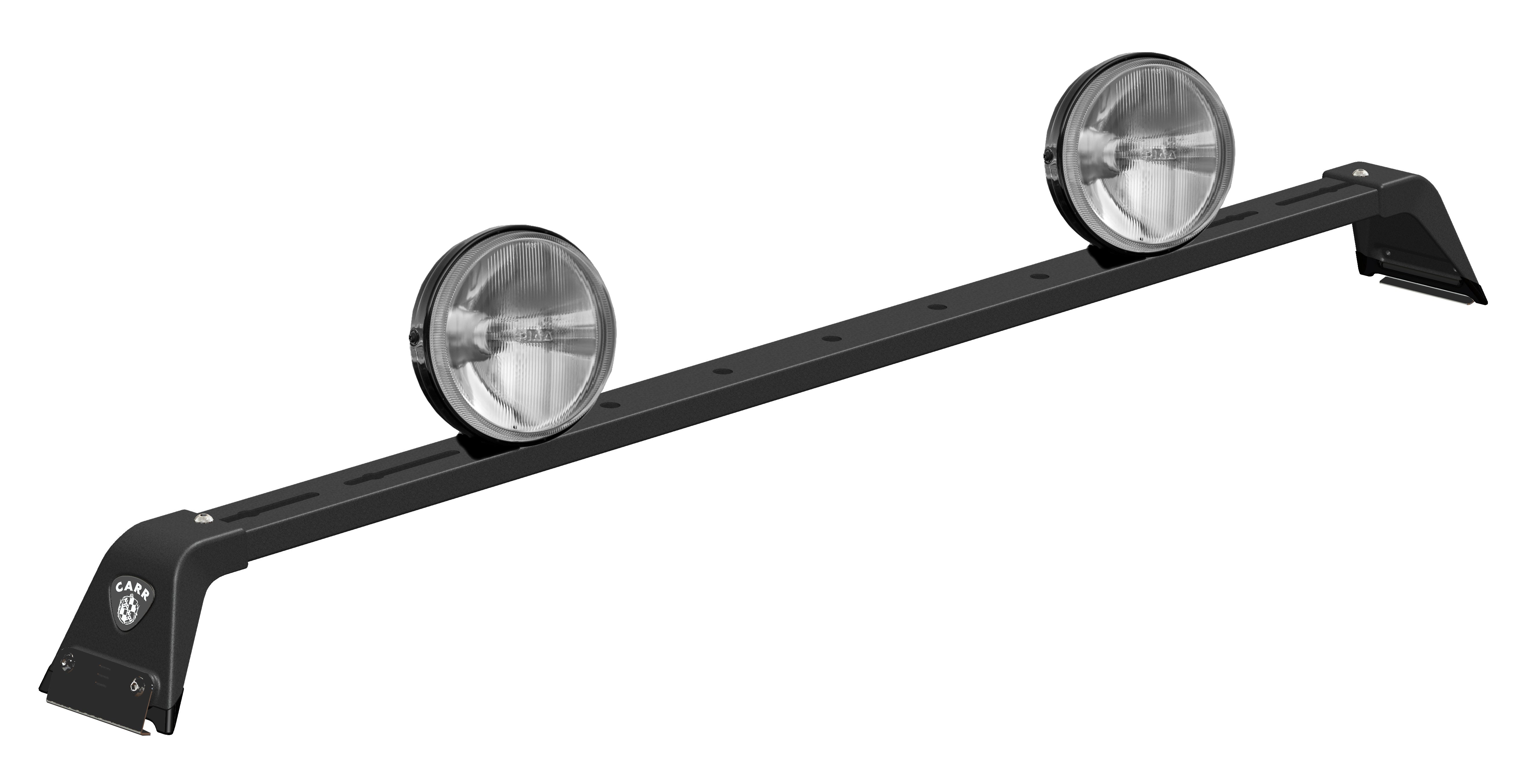 Carr M-Profile Light Bar Blac k Powder Coat