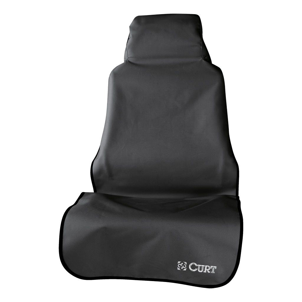 CURT Seat Defender 58 pulgadas x 23 pulgadas, impermeable, color negro