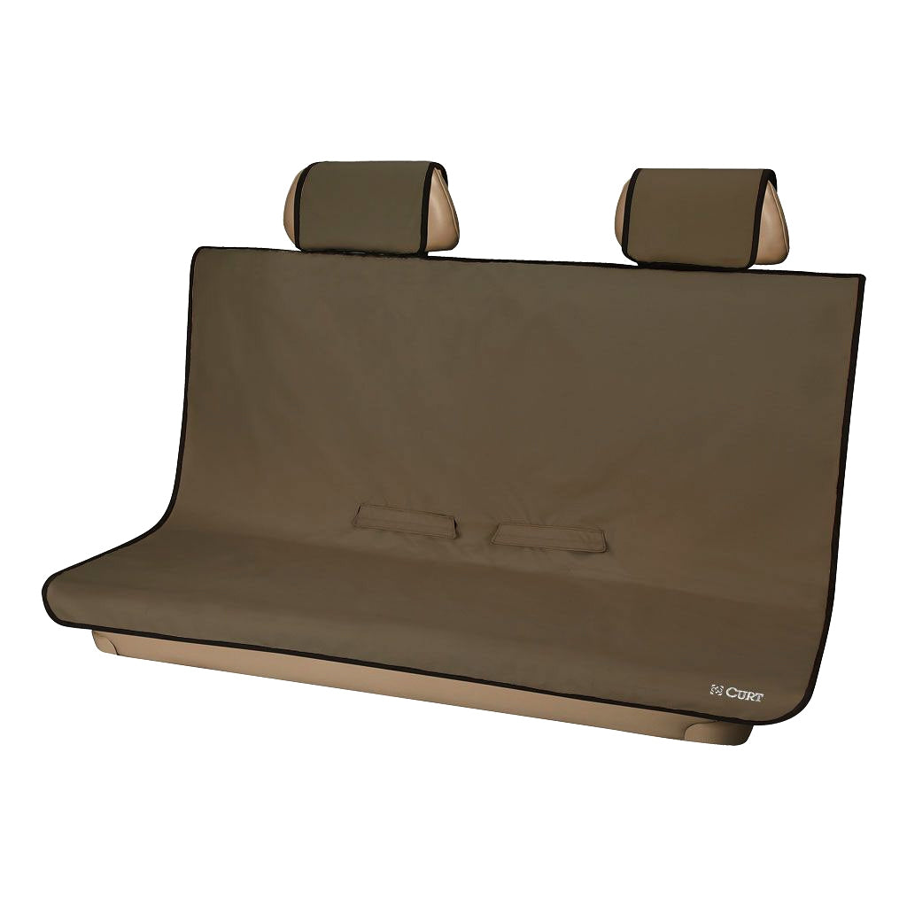 CURT Seat Defender 58 x 55 pulgadas, impermeable, marrón