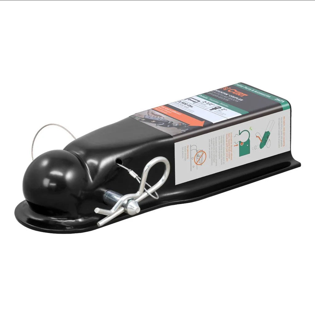 CURT QuickPin No-Latch Traile r Coupler 2-1/2in Chanel