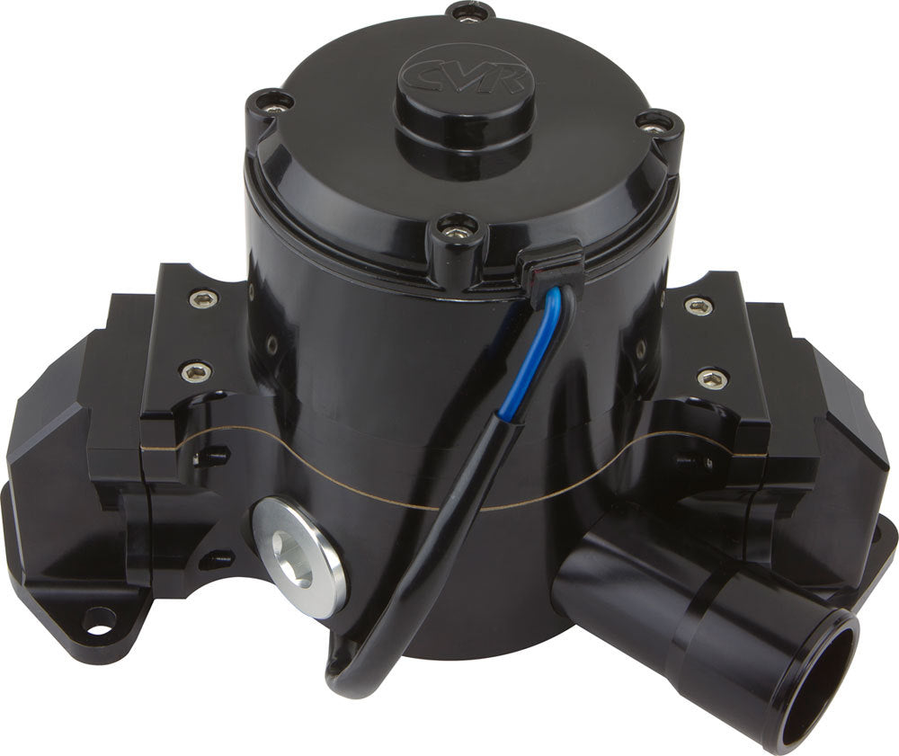 CVR Performance SBF Billet Alum Electric Water Pump Black
