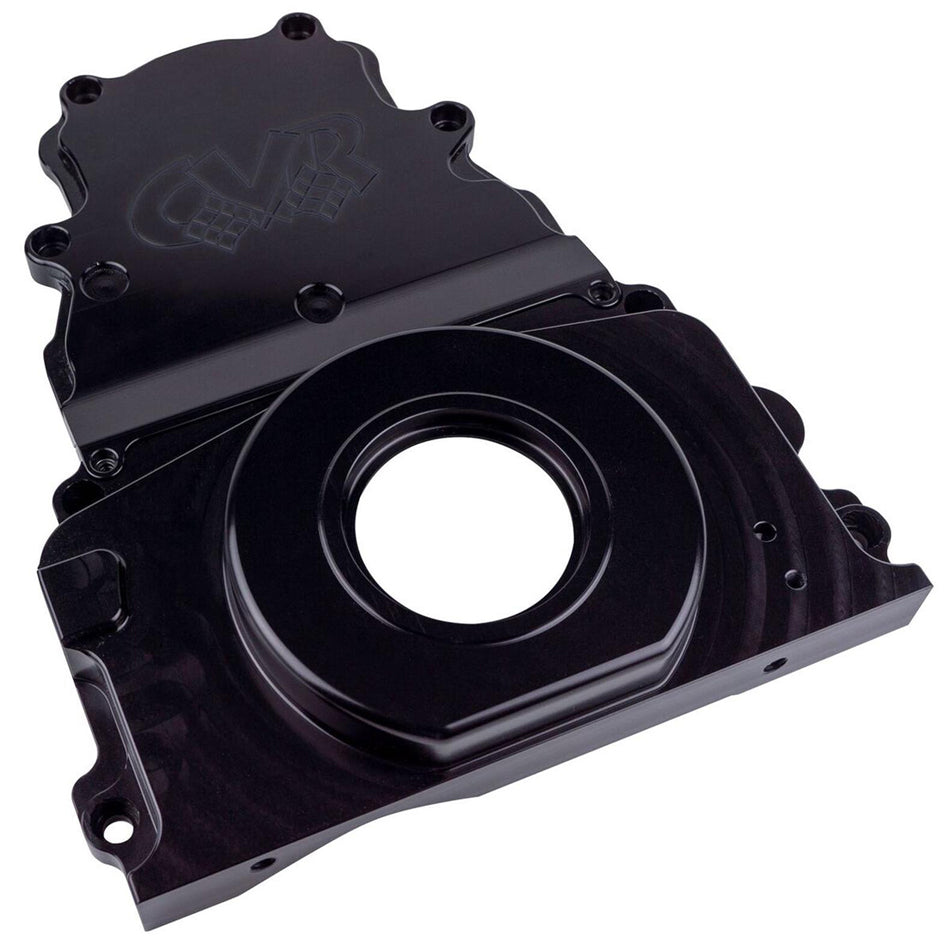 CVR Performance GM LS Billet Timing Cover 2-Piece Black