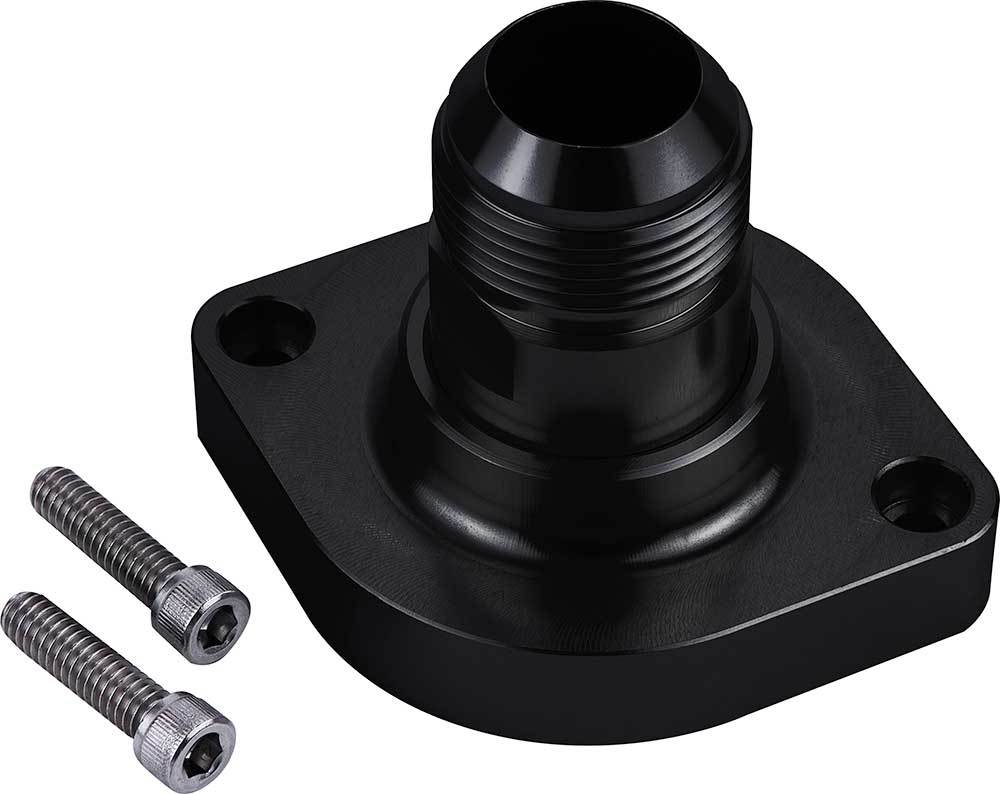 CVR Performance Thermostat Housing GM LS w/16AN - Black
