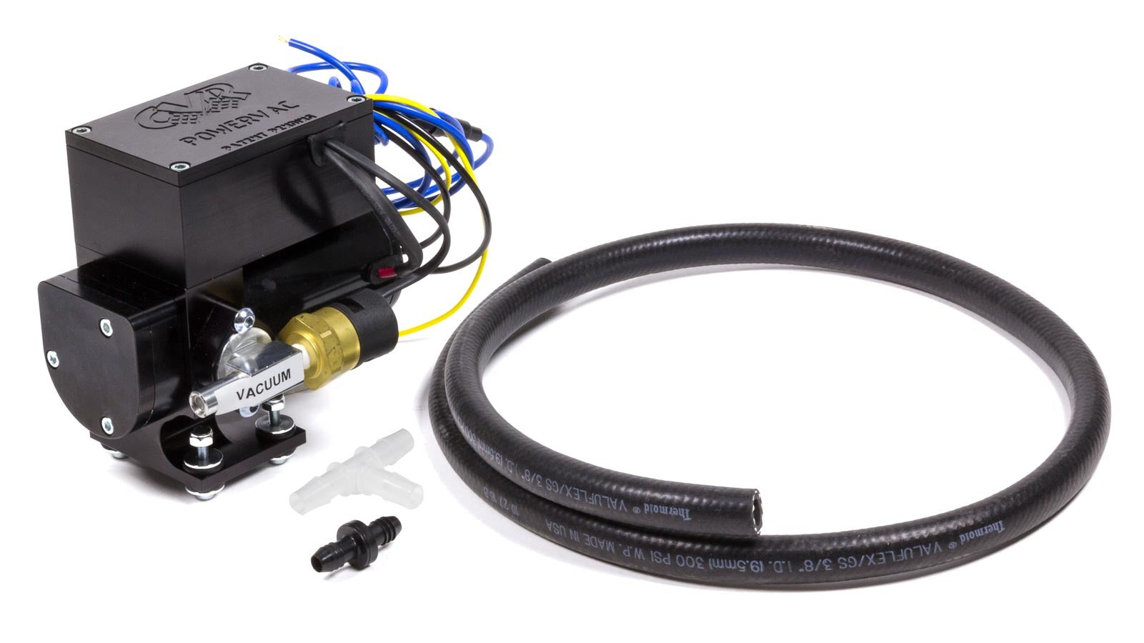 CVR Performance 12 Volt Electric Vacuum Pump Black Anodized