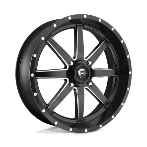 D538 14X7 4X156 MT-BLK-MIL 38MM