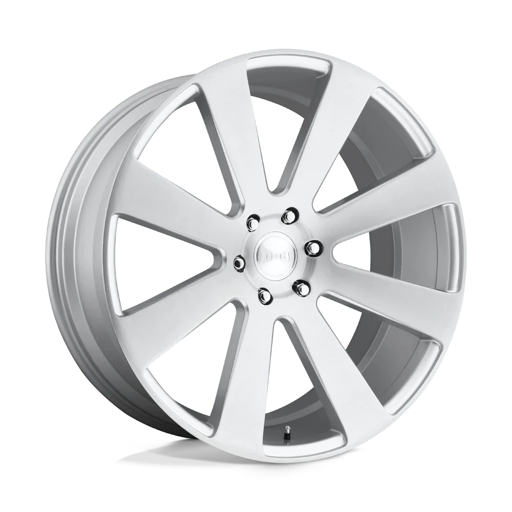 DUB S213 24X10 6X5.5 GL-SLVR-BRSH 30MM