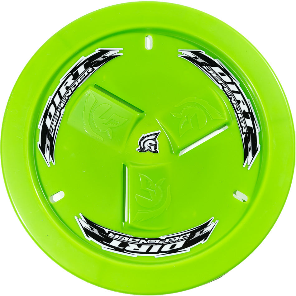 Dirt Defender Racing Products Wheel Cover Neon Green Vented