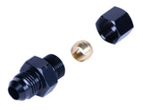 Derale 3/8” Transmission Cooler Line to -6AN Male Black anodized Fitting