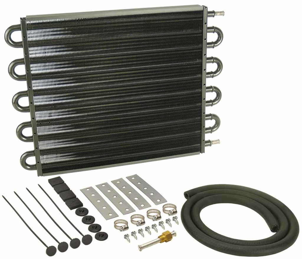 Derale 10 Pass 17" Series 7000 Copper/Aluminum Transmission Cooler Kit, Truck/RV