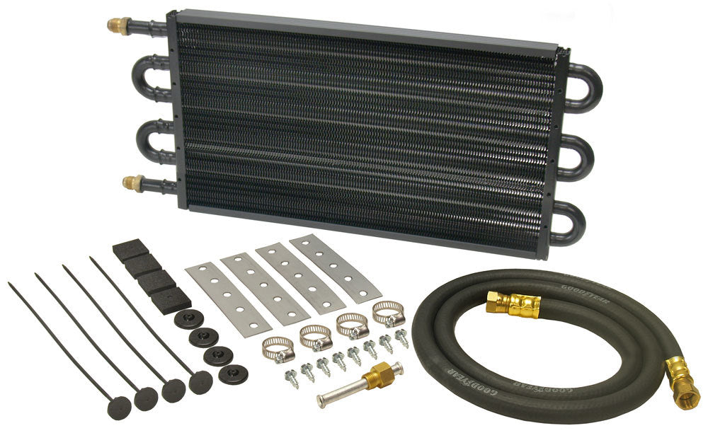 Derale 6 Pass 18" Series 7000 Copper/Aluminum Tube&Fin Transmission Cooler Kit, -6AN