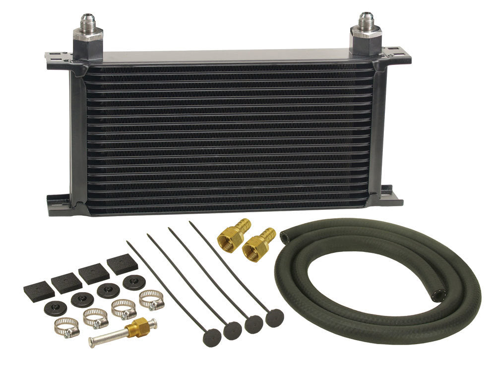 Derale 19 Row Series 10000 Stack Plate Transmission Cooler Kit, -6AN