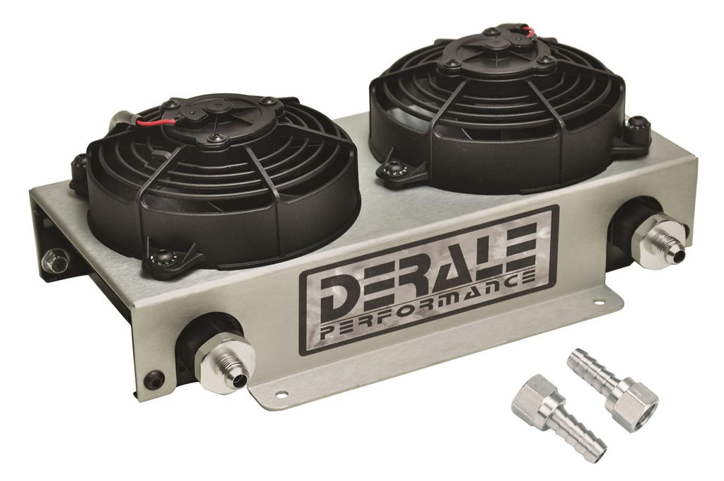 Derale 19 Row Hyper-Cool Dual Cool Remote Fluid Cooler, -6AN