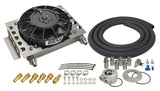 Derale 15 Row Atomic Cool Plate & Fin Remote Engine Oil Cooler Kit, -8AN