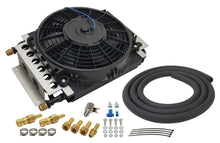 Cargar imagen en el visor de la galería, Derale 16 Pass Electra-Cool Remote Transmission Cooler Kit, -8AN Inlets