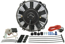 Load image into Gallery viewer, Derale 9in Fan Straight Blade Fan &amp;Thermostat 475 CFM