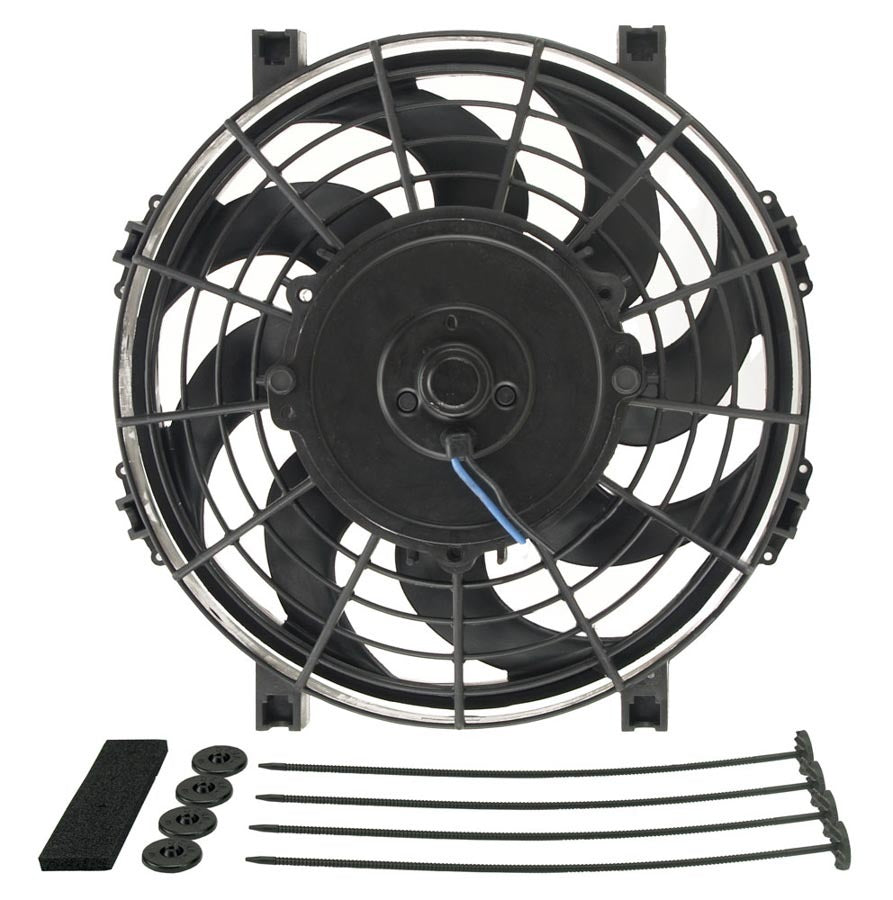 Derale 9in Tornado Electric Fan w/Standard  Mounting Kit