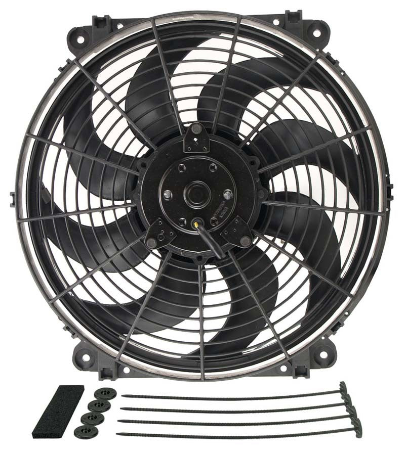 Derale 14" Tornado Electric Puller Fan, Standard Mounting Kit