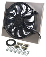 Cargar imagen en el visor de la galería, Derale Powerpack - High Output Single 17&quot; Electric RAD Fan/Aluminum Shroud Kit