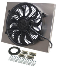 Cargar imagen en el visor de la galería, Derale Powerpack - High Output Single 17&quot; Electric RAD Fan/Aluminum Shroud Kit