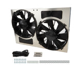 Derale Dual RAD Fan w/Alum Shroud Assembly