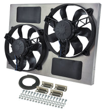 Cargar imagen en el visor de la galería, Derale Dual RAD Fan w/Alum Shroud Assembly