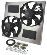 Cargar imagen en el visor de la galería, Derale Powerpack - High Output Dual 11&quot; Electric RAD Fan/Aluminum Shroud Kit