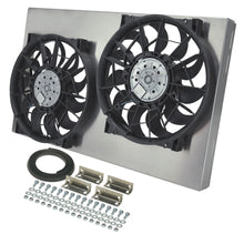 Cargar imagen en el visor de la galería, Derale Dual RAD Fan w/Alum Shroud Assembly