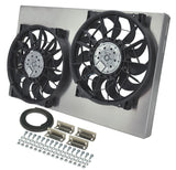 Derale Dual RAD Fan w/Alum Shroud Assembly