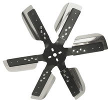 Cargar imagen en el visor de la galería, Derale 19&quot; Heavy Duty Stainless Steel Standard Rotation Flex Fan, Black Hub