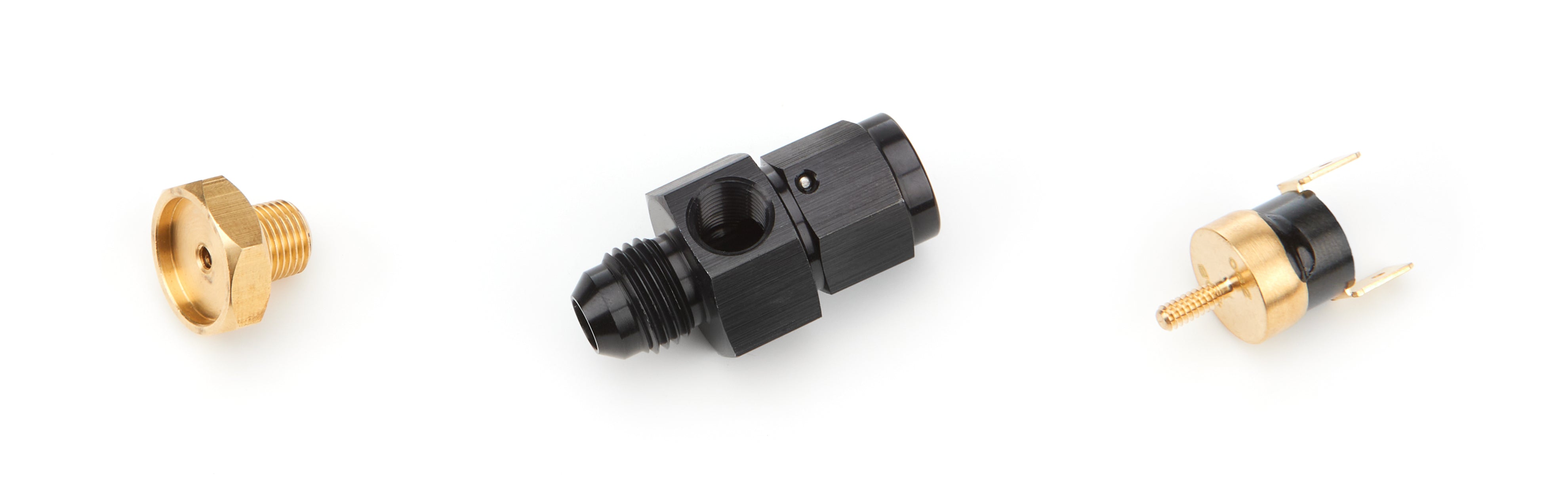 Derale In-Line Fluid Thermostat 6an 180 Degree