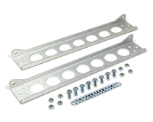 Cargar imagen en el visor de la galería, Derale Single Stacked Plate Brushed Aluminum Brackets With Mounting Hardware