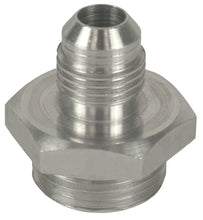 Cargar imagen en el visor de la galería, Derale Aluminum Cooler/Adapter Fitting -6AN x 5/8&quot;-18 O-ring, Bright Anodized