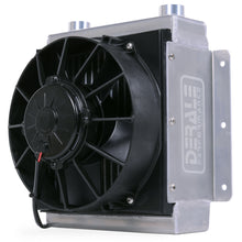 Load image into Gallery viewer, Derale 18 Row Hi-Flow Racing Remote Fluid Cooler with Single Fan, 7/8-14 UNF O-ring