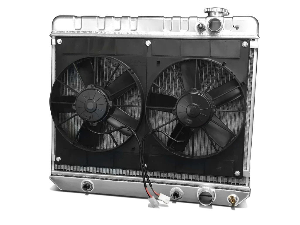 Dewitts Radiator Radiator w/Fans C-10 Trk LS 63-66 Auto Trans Raw