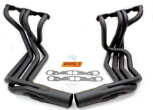 Cargar imagen en el visor de la galería, SBC Side Mount Headers - Black - 63-82 Vette