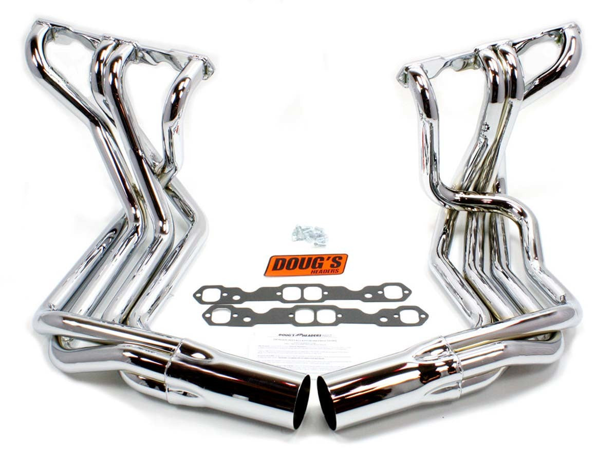 Doug's Headers SBC Side Mount Headers - Chrome - 63-82 Vette