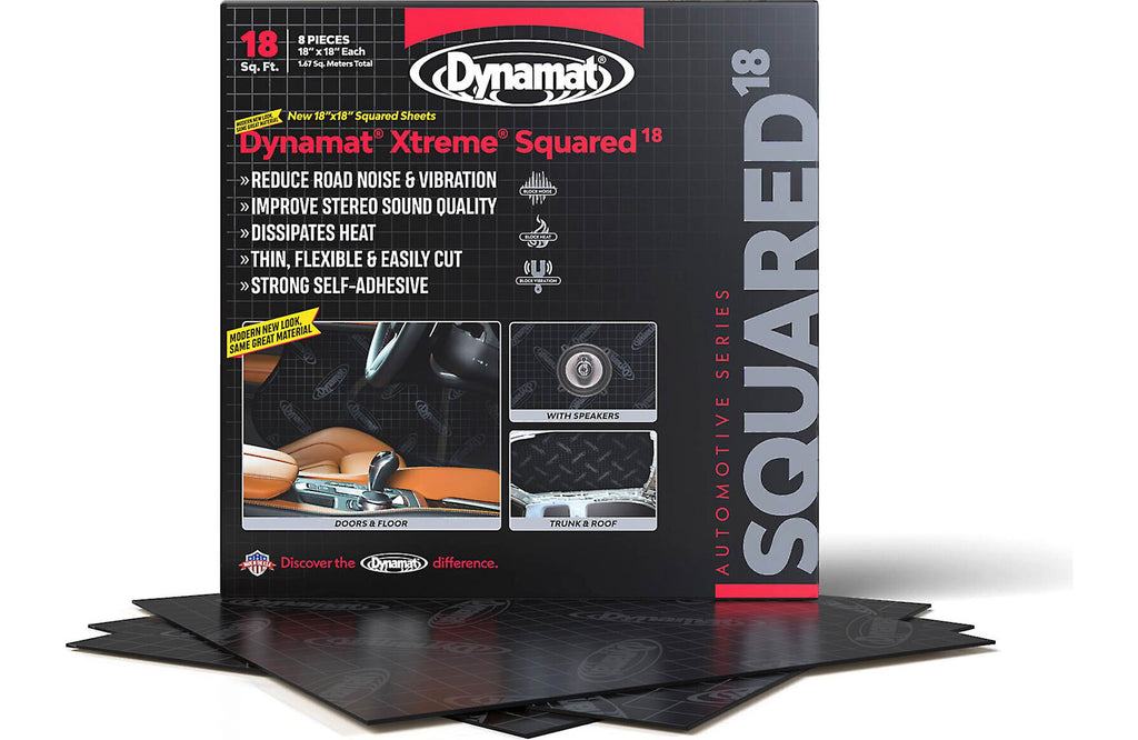 Dynamat Xtreme Mat Squared 8 - 18in Square Sheets