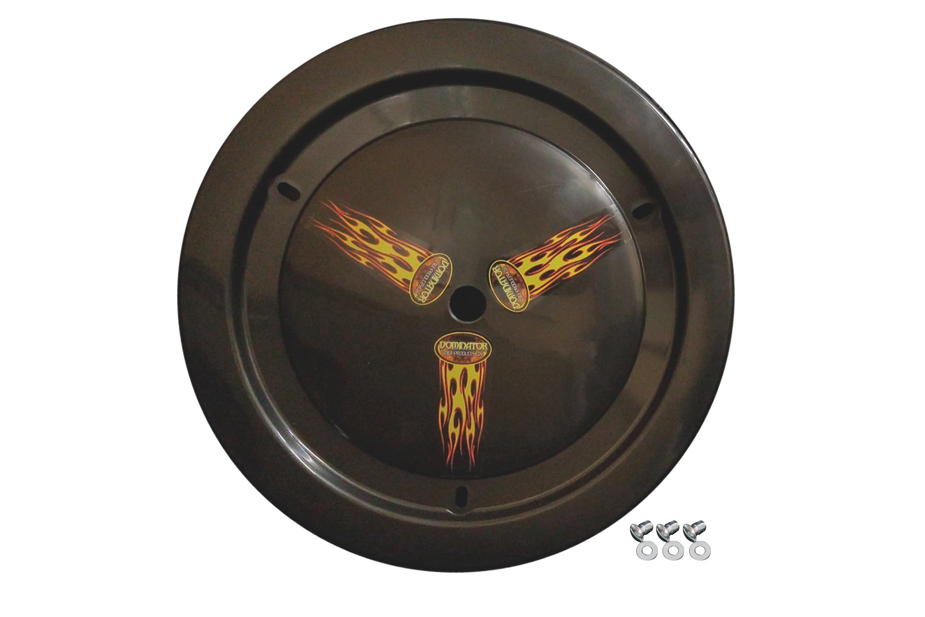 Dominator Race Body Wheel Cover Dzus-On Black Real Style