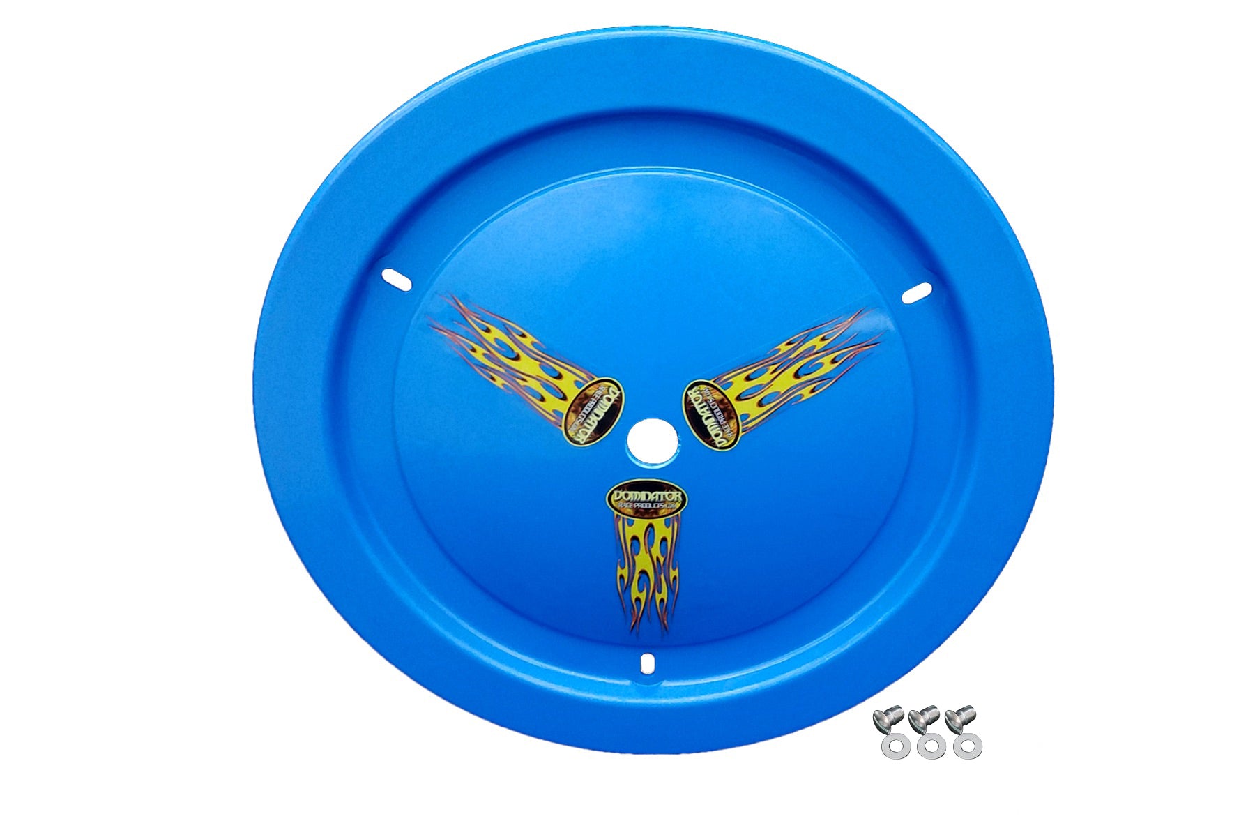 Dominator Race Body Wheel Cover Dzus-On Blue Real Style