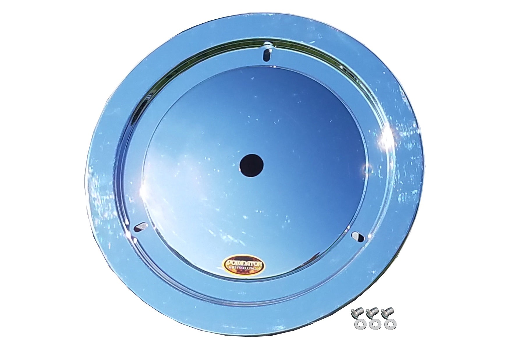 Dominator Race Body Wheel Cover Dzus-On Chrome Real Style