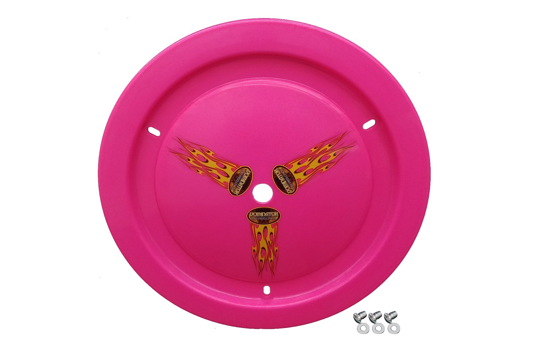 Dominator Race Body Wheel Cover Dzus-On Pink Real Style
