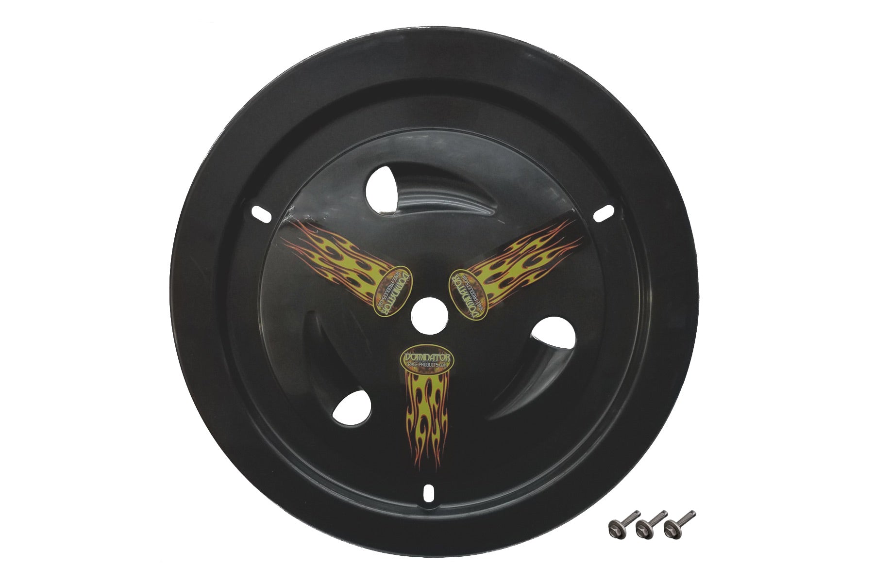 Dominator Race Body Wheel Cover Bolt-On Black Real Style