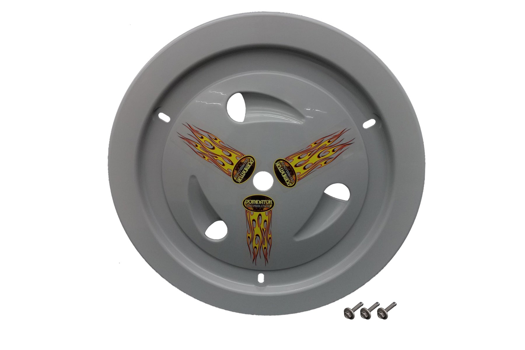 Dominator Race Body Wheel Cover Bolt-On Gray Real Style