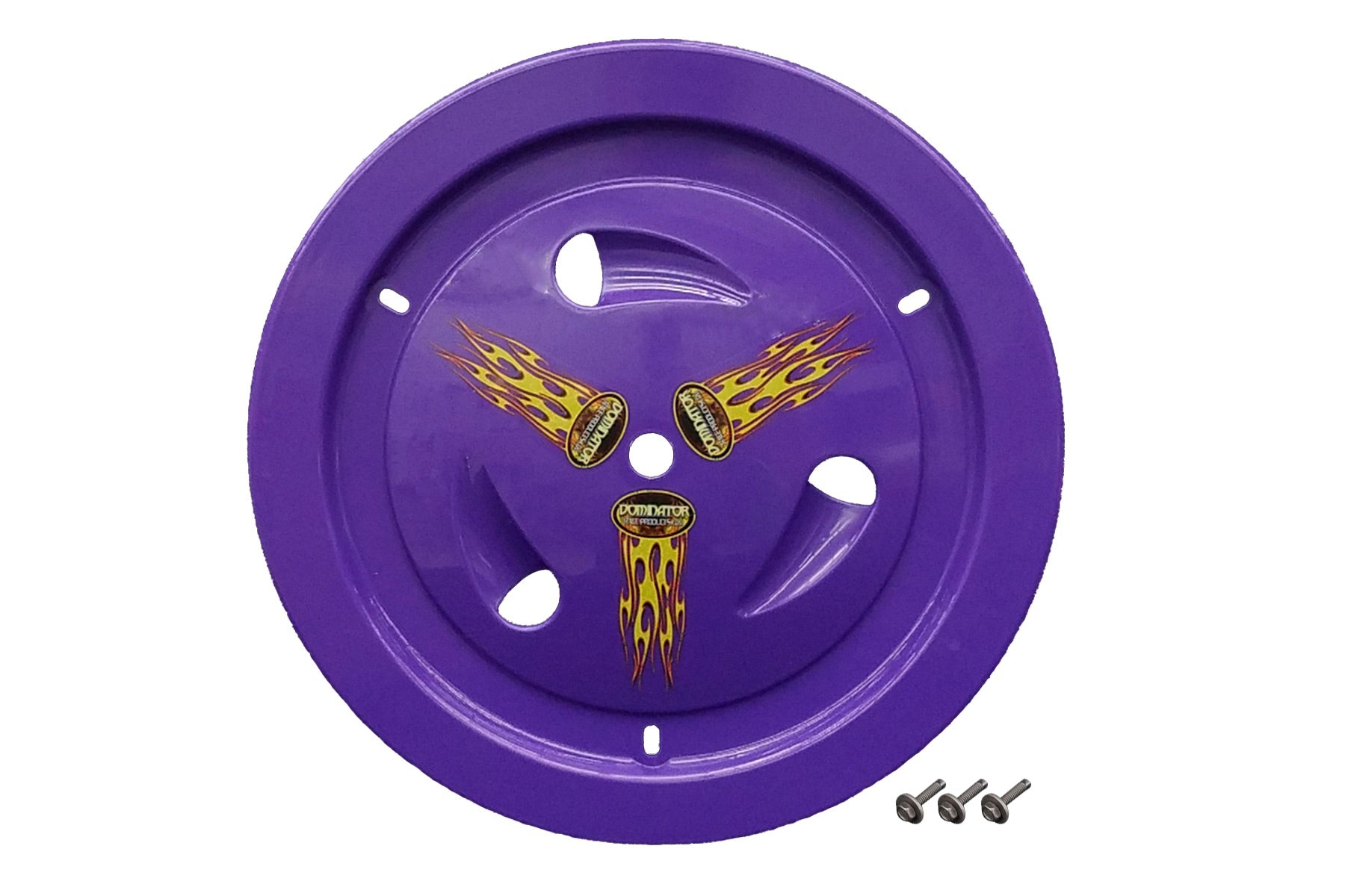 Dominator Race Body Wheel Cover Bolt-On Purple Real Style